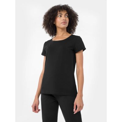 Women's regular plain T-shirt 4F 4FMM00TTSHF732-20S