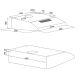3. Under-cabinet hood AKPO WK-7 P 3050 GRAY (500mm; gray color)