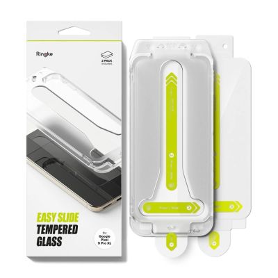 9. Ringke Easy Slide Tempered Glass 2-pack for Google Pixel 9 Pro XL