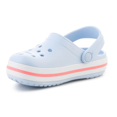 3. CROCS CROCBAND KIDS CLOG T BLUE FROST/GUAVA 207005-4XQ