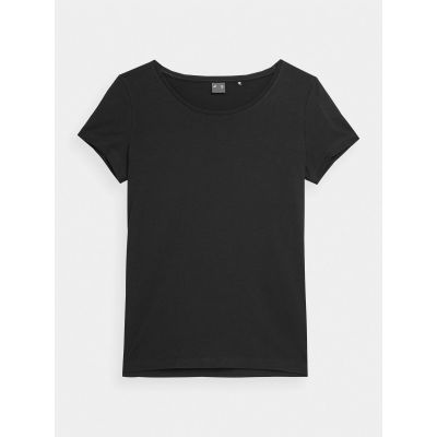 4. Women's regular plain T-shirt 4F 4FMM00TTSHF731-20S
