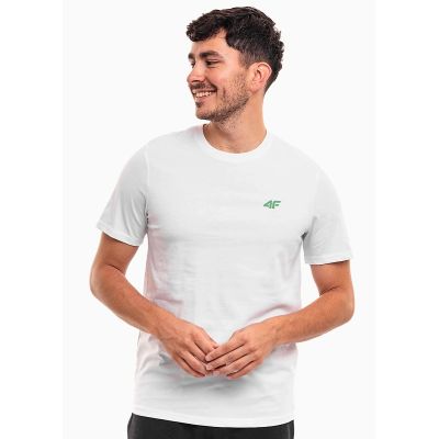 Men's cotton T-shirt 4F 4FWSS26TTSHM4484-10S
