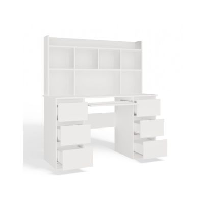 7. KUBA DESK SET + WHITE EXTENSION