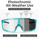 2. Rockbros SP22BL turquoise photochromic glasses