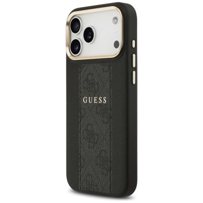 2. Guess 4G Stripe MagSafe case for iPhone 17 Pro Max - black