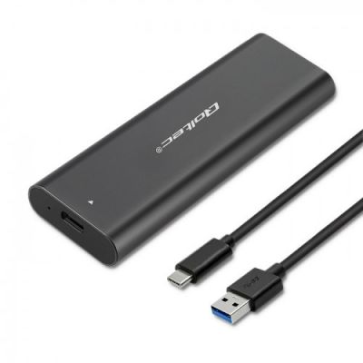 QOLTEC M.2 SATA SSD CASE | NGFF | USB TYPE C