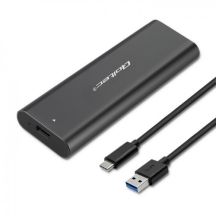 QOLTEC M.2 SATA SSD CASE | NGFF | USB TYPE C