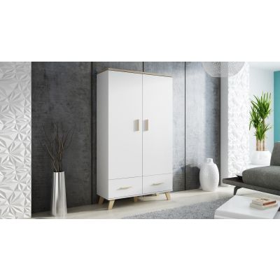 2. LOTTA 2D2S wardrobe white + sonoma oak