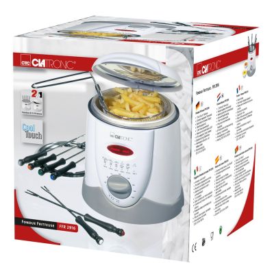 10. Clatronic FFR 2916 fryer (1 l; 840W; white)
