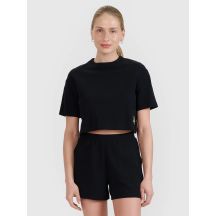 Women's crop top t-shirt 4F 4FWSS25TTSHF1977-20S