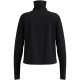 Women's Odlo ESSENTIAL THERMAL Mid Layer with Stand-Up Collar, Black