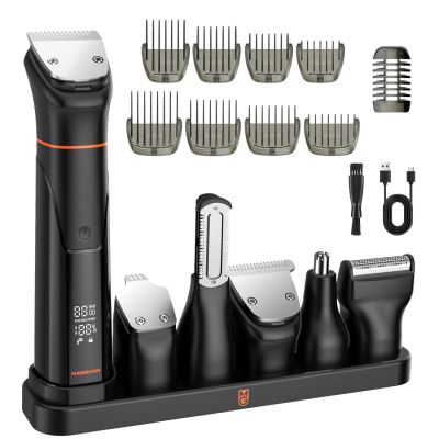 2. MAXGROOM JK-666 6-in-1 trimmer for beard, hair, body, nose and ears IPX6 - black