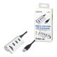 10. LogiLink CR0045 USB 3.2 Gen 1 (3.1 Gen 1) Type-A Hubs and Concentrators 5000 Mbit/s Silver