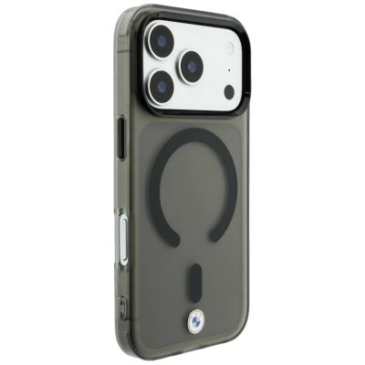 4. BMW M IML Frosted Metal Logo & Trims MagSafe Case for iPhone 18 Pro / 17 Pro - Black