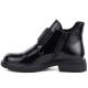 3. Women's black patent leather ankle boots M.Daszyński MR2501