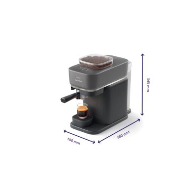 11. Philips BAR300/60 Baristina Coffee Machine | 16 bar pump pressure | Semi-automatic | 122.8 W | Black