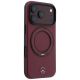 4. Mercedes Leather with Ring Stand MagSafe Case for iPhone 18 Pro / 17 Pro – Burgundy