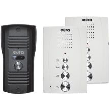 Door Intercom EURA ADP-51A3 “DIFESA” – single-family, 2 indoor handsets, intercom (white)