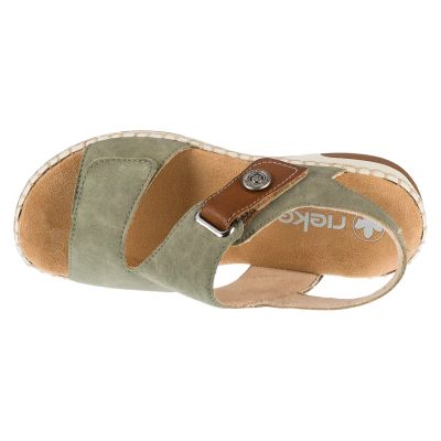 3. Rieker Sandals 66280-52 Green 37