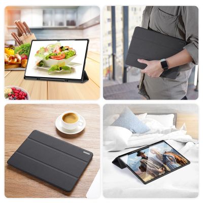 9. Dux Ducis Domo foldable cover for tablet with Smart Sleep function Samsung Galaxy Tab S8/S9 Ultra stand black