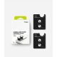 7. Tempered Glass Camera Protector Ringke Camera Frame Protector 2-Pack for iPhone Duo – Black
