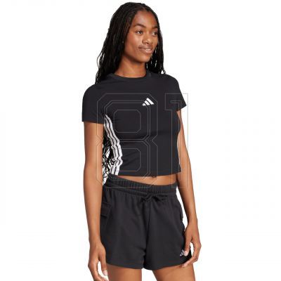 2. adidas Essentials 3-Stripes Slim Baby W T-shirt JC8325