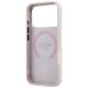 7. Guess 4G with Stripe Round and Classic Logos MagSafe Case for iPhone 17 Pro Max / 18 Pro Max - Pink