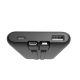 5. GEMBIRD POWERBANK 10000mAh with LCD display, integrated cables, QC3.0 20W fast charging