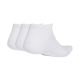 2. Adidas Cushioned Essentials Low Cut Socks 3 Pairs White JZ0535