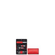 ZWILLING 97092-002-0 Twinox Travel Manicure Set – Red Leather Case, 5 Pieces