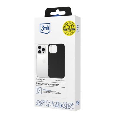 11. 3mk Fortis MagCase for iPhone 16 Pro Max - Black