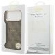 8. Guess 4G PU Classic Logo MagSafe Case for iPhone 17 Pro Max - Brown