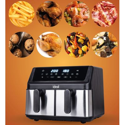 3. ELDOM Oil-Free Fryer, Double Horizontal 9