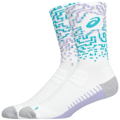 2. ASICS Performance Run Crew Socks 3013B285-102 White 35–38