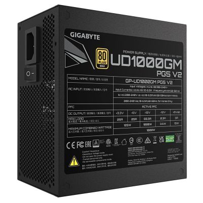 14. Gigabyte UD1000GM PG5 V.2 1000W 80+ Gold Power Supply