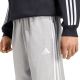 4. Men's adidas Essentials 3-Stripes Single Jersey Tapered Open Hem Pants Gray KY4215
