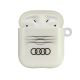 2. Audi IML Geometric Pattern Case for AirPods 1 / 2 - White