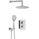 Concealed shower set with thermostatic BOX