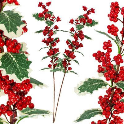 2. DECORATIVE ROWN ASH BRANCH 58CM