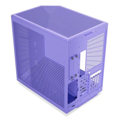 5. Hyte Y70 Midi-Tower Case, Tempered Glass - Taro Milk