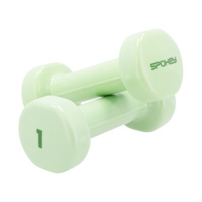6. Spokey Shape dumbbells 2x1 kg green 920918