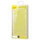 5. Baseus Frosted Glass Case Cover for iPhone 13 Pro Max Hard Cover with Gel Frame Transparent (ARWS000802)