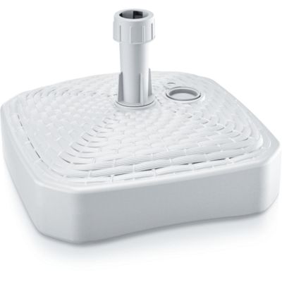 4. SQUARE UMBRELLA BASE RATTAN WHITE