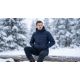 12. CMP men's winter jacket with hood, sports, insulated, navy blue (34K0147/N950)