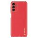 2. Dux Ducis Yolo elegant cover made of ecological leather for Samsung Galaxy A13 5G red