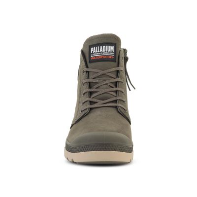 2. PALLADIUM PAMPA LITE+ ZIP WP+ OLIVE NIGHT 79577-325