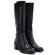 4. Sergio Leone KZ-14 black insulated high-heeled boots