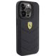 4. Ferrari Quilted Metal Logo case for iPhone 15 Pro - black