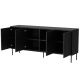 3. Chest of drawers 4D ABI 200x45x88 black matt