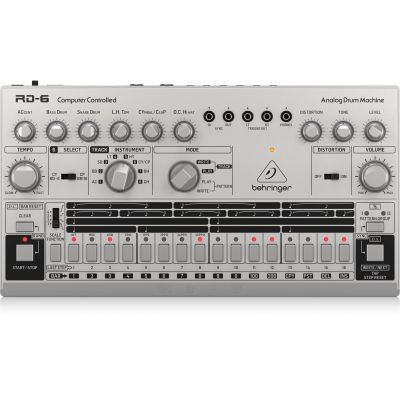 Behringer RD-6-SR Drum Machine - Silver